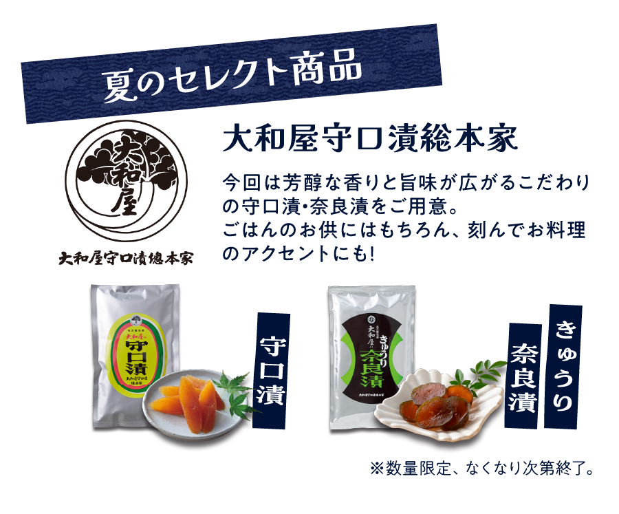 大和屋守口漬総本家