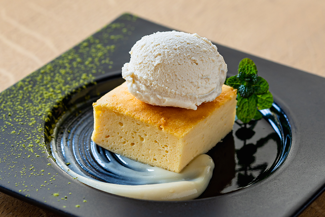みりん粕入りしっとりチーズケーキ